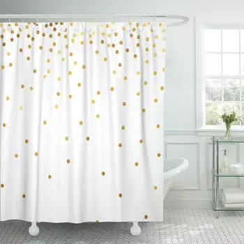 Yellow Gold Polka Dot Confetti Golden Abstract Birthday Bright Shower Curtain Waterproof Polyester Fabric 72 x 72 Inches
Yellow Gold Polka Dot Confetti Golden Abstract Birthday Bright Shower Curtain Waterproof Polyester Fabric 72 x 72 Inches