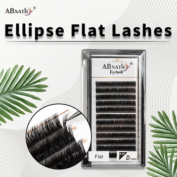 Abnathy Matte flat ellipse lashes extension individual ellipse flat eyelashes extensions lash extension supplies maquiagem
Abnathy Matte flat ellipse lashes extension individual ellipse flat eyelashes extensions lash extension supplies maquiagem