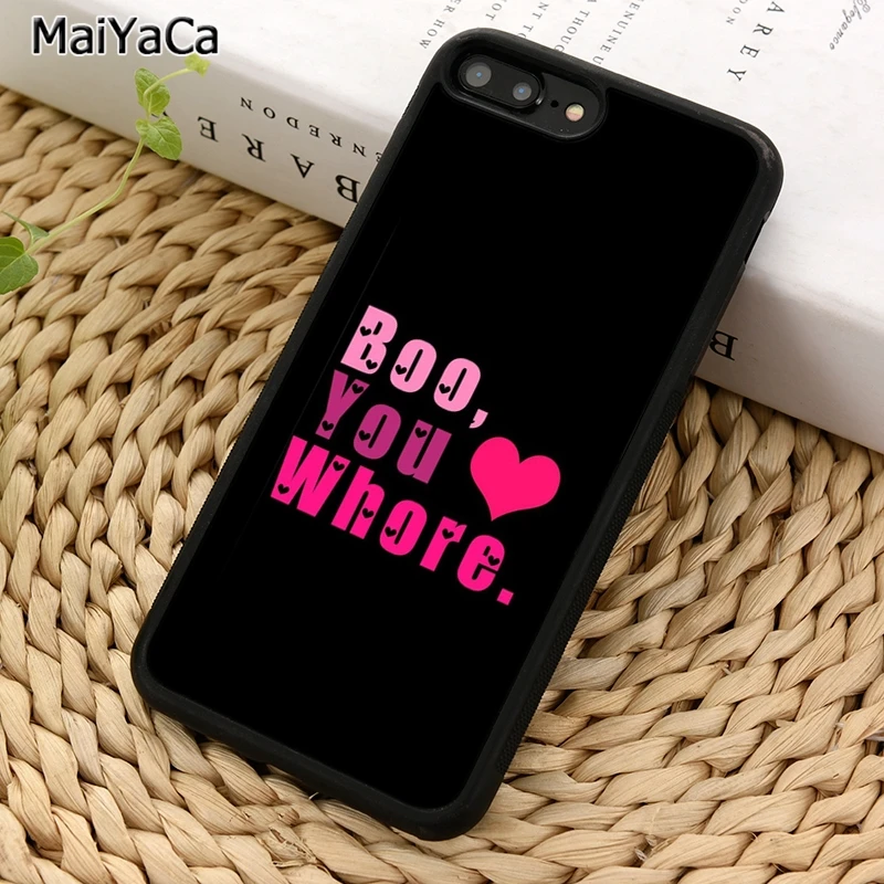 MaiYaCa розовый милый чехол для телефона с цитатой девушки iPhone 5 6S 7 8 plus 11 12 Pro X XR XS Max