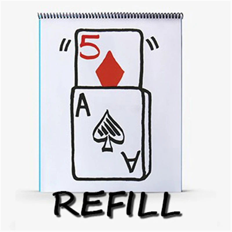 

Refill for Professional Cardiographic Exclusive Rise Card Prediction (35.5*28cm) Magic Tricks Stage Illusion Gimmick Prop