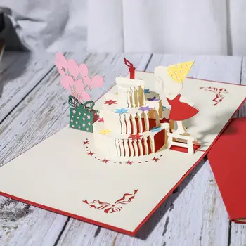 10PCS Creative 3D DIY Birthday Greet Crads Red Birthday Cake Greeting Card Hollow Greeting Cards Business Holiday GreetingsLA298
10PCS Creative 3D DIY Birthday Greet Crads Red Birthday Cake Greeting Card Hollow Greeting Cards Business Holiday GreetingsLA298