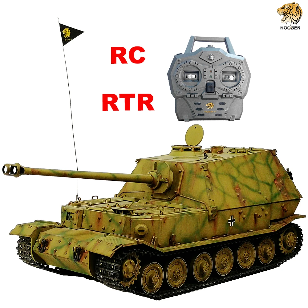 HOOBEN German FULL SET 1/16 Elefant Jagdpanzer Ferdinand TANKS Radio Control Full Function World War II 2.4G RC Tank RTR and KIT
HOOBEN German FULL SET 1/16 Elefant Jagdpanzer Ferdinand TANKS Radio Control Full Function World War II 2.4G RC Tank RTR and KIT