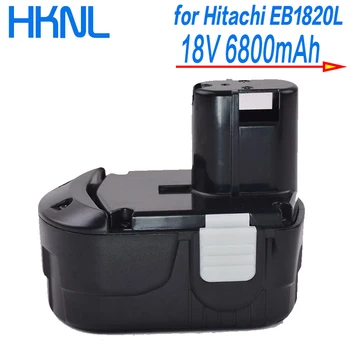 Rechargeable Battery 18V NI-MH 6800mAh for Hitachi Power Tool Screwdriver Drill: EB1820 EB1812 EB1830H EB1833X EB18B 322437
Rechargeable Battery 18V NI-MH 6800mAh for Hitachi Power Tool Screwdriver Drill: EB1820 EB1812 EB1830H EB1833X EB18B 322437