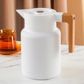 1.3L Home Double Walled Stainless Steel Kitchen Coffeeware For Foods Travel Office With Handle Tea Thermal Pots Easy Clean
1.3L Home Double Walled Stainless Steel Kitchen Coffeeware For Foods Travel Office With Handle Tea Thermal Pots Easy Clean