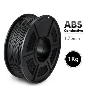 ABS Conductive 3D Printer Filament 1kg with Spool 1.75mm 2.2 LBS 400m Roll Black Color 3D Printing Material Consumable Filaments
ABS Conductive 3D Printer Filament 1kg with Spool 1.75mm 2.2 LBS 400m Roll Black Color 3D Printing Material Consumable Filaments