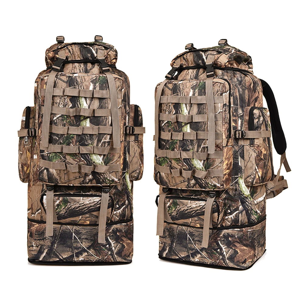 Outdoor Training Hunting Backpack Molle Bug-out Bag Survival Range Bag 100L B1O6