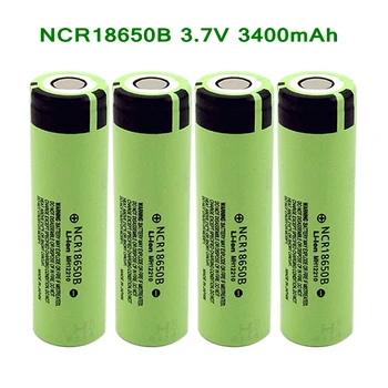 NCR18650B Rechargeable battery 3.7V 3400mAh Li-ion 18650 Battery for Flashlight Headlight Powerbank Power Tools Batteries
NCR18650B Rechargeable battery 3.7V 3400mAh Li-ion 18650 Battery for Flashlight Headlight Powerbank Power Tools Batteries