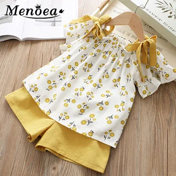 Menoea baby girl clothes Summer New Sling Off-the-shoulder Dress Children's Clothes Set Floral Top + Pant Set Children Clothing
Menoea baby girl clothes Summer New Sling Off-the-shoulder Dress Children's Clothes Set Floral Top + Pant Set Children Clothing
