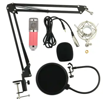 Professional Condenser Home Studio Microphone Sound Recorder Anti-Shock Mount for Laptop Desktop
Professional Condenser Home Studio Microphone Sound Recorder Anti-Shock Mount for Laptop Desktop