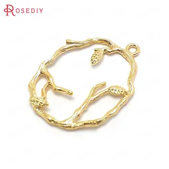 (35800-G)10PCS 25x31MM 24K Gold Color Brass with Tree Leaf Oval Shape Charms Pendants High Quality Jewelry Findings Accessories
(35800-G)10PCS 25x31MM 24K Gold Color Brass with Tree Leaf Oval Shape Charms Pendants High Quality Jewelry Findings Accessories