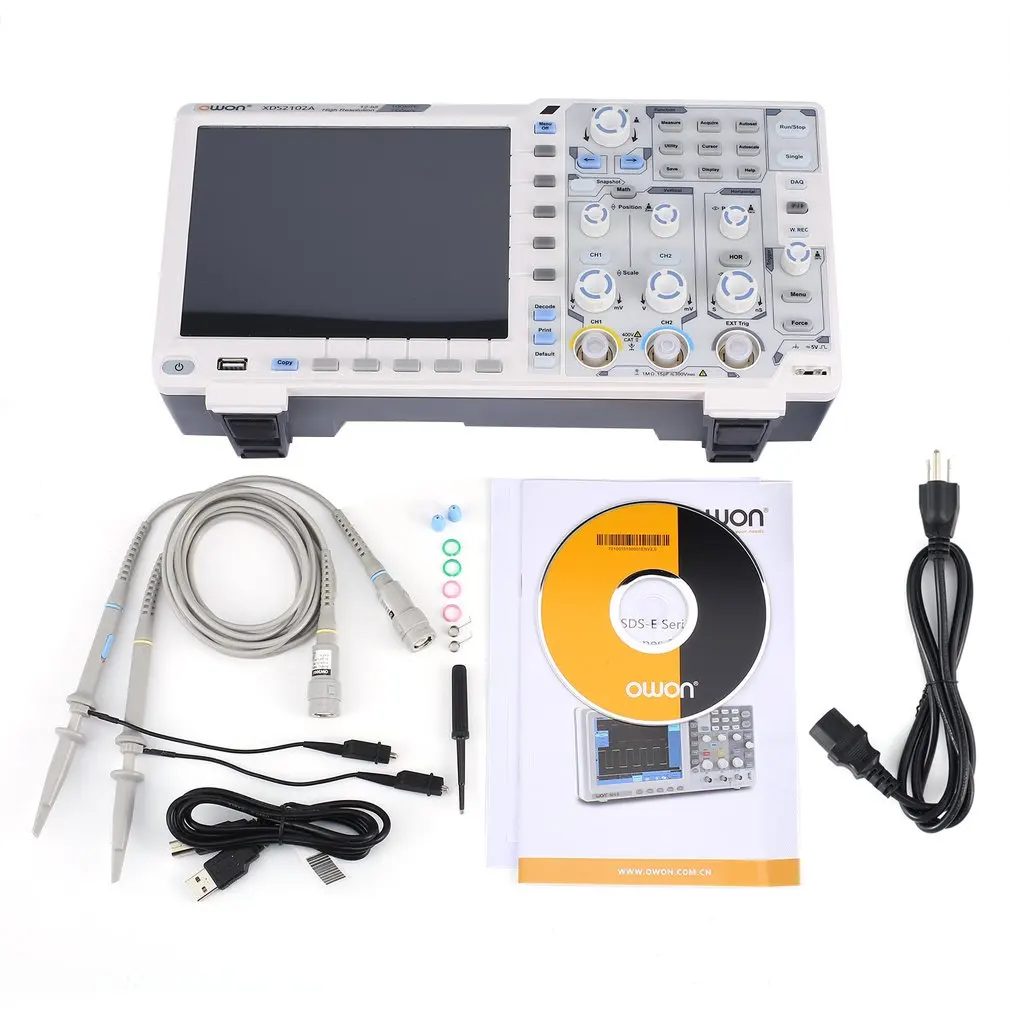 2 Channels Deep Memory LCD Display Digital Storage Oscilloscope Scopemeter Scope Meter 100MHz 1GSa/s
2 Channels Deep Memory LCD Display Digital Storage Oscilloscope Scopemeter Scope Meter 100MHz 1GSa/s