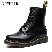 VRYHEID Autumn Winter Genuine Leather Men Boots Dr. Motorcycle Ankle Boots Couple Unisex High Top Casual Shoes Big Size 35-48 
VRYHEID Autumn Winter Genuine Leather Men Boots Dr. Motorcycle Ankle Boots Couple Unisex High Top Casual Shoes Big Size 35-48