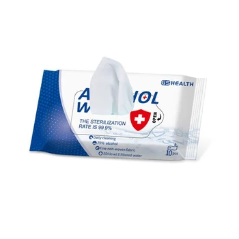 Alcohol Wipes 10 Pcs 75% Alcohol Disinfection Wipes Non-woven fabric Cleaning Camping Travel Sterilization Cleaning Wet Wipes 
Alcohol Wipes 10 Pcs 75% Alcohol Disinfection Wipes Non-woven fabric Cleaning Camping Travel Sterilization Cleaning Wet Wipes