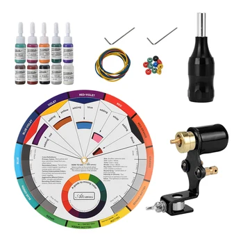 Professional Complete Tattoo Kit with Machine Color Ink Color Mixing Guide Wheel - Multiple Colors
Professional Complete Tattoo Kit with Machine Color Ink Color Mixing Guide Wheel - Multiple Colors