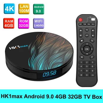 Smart TV Box Android 9.0 4GB+32GB / 64GB UHD 4K Media Player RK3328 Quad Core VP9 H.265 2.4G / 5G WiFi BT4.0 HK1max Set Top Box
Smart TV Box Android 9.0 4GB+32GB / 64GB UHD 4K Media Player RK3328 Quad Core VP9 H.265 2.4G / 5G WiFi BT4.0 HK1max Set Top Box