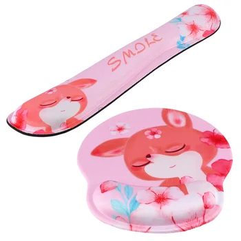 1 Set Keyboard Mouse Hand Cushion Memory Foam Wrist Pad Mouse Pattern Slow Rebound Hand Fatigue Relieve Mat (Pink)
1 Set Keyboard Mouse Hand Cushion Memory Foam Wrist Pad Mouse Pattern Slow Rebound Hand Fatigue Relieve Mat (Pink)