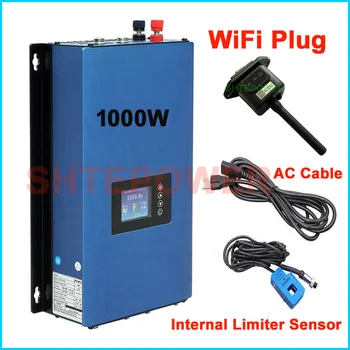 Inverter POWER 1000W Grid Tie Solar Inverter MPPT With internal Limiter and wifi plug DC 22-65V/45-90V to AC 110V 120V 220V 
Inverter POWER 1000W Grid Tie Solar Inverter MPPT With internal Limiter and wifi plug DC 22-65V/45-90V to AC 110V 120V 220V