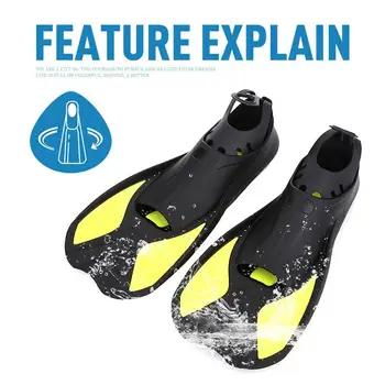 Diving Fins Diving Shoes Summer Sport Snorkelling 1 Pair Training Outdoor Durable Foot Flipper 
Diving Fins Diving Shoes Summer Sport Snorkelling 1 Pair Training Outdoor Durable Foot Flipper