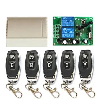 433.92Mhz Universal Wireless Remote Control Switch DC 12V 2CH RF Relay Receiver Module and RF Remote Control
433.92Mhz Universal Wireless Remote Control Switch DC 12V 2CH RF Relay Receiver Module and RF Remote Control