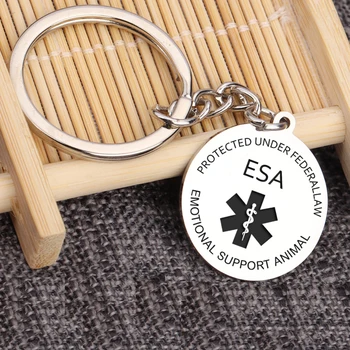 Dangle Keychain Inscription Medical Alert ID Engraved Jewelry ESA Pet ID Tag Round Tag Hand Stamped Porte Clef Brelok Badge
Dangle Keychain Inscription Medical Alert ID Engraved Jewelry ESA Pet ID Tag Round Tag Hand Stamped Porte Clef Brelok Badge