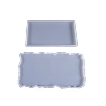 New Crystal Epoxy Mould Irregular Coaster Silicone Mold DIY Rectangular Fruit Plate Swing Table Decoration
New Crystal Epoxy Mould Irregular Coaster Silicone Mold DIY Rectangular Fruit Plate Swing Table Decoration