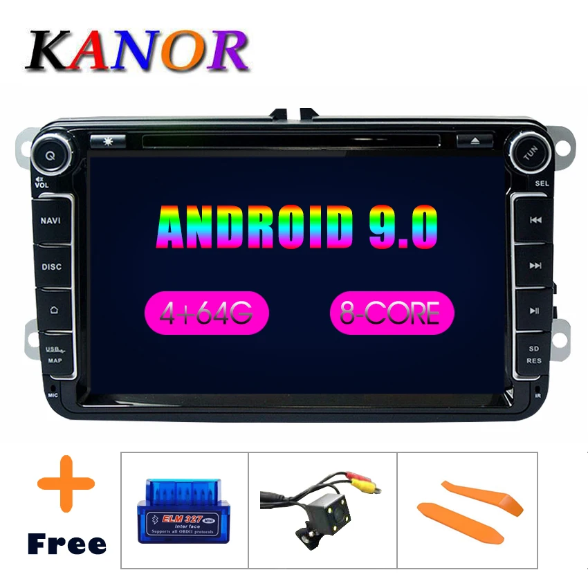 KANOR 8" Android 9.0 Octa Core 4g RAM 64g ROM Car DVD Multimedia Player For Golf 5 6 Passat B5 B6 Polo Bora GPS Navigation
KANOR 8" Android 9.0 Octa Core 4g RAM 64g ROM Car DVD Multimedia Player For Golf 5 6 Passat B5 B6 Polo Bora GPS Navigation