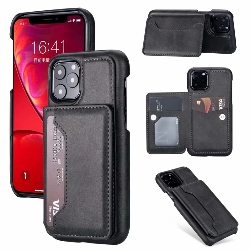 Card Holder Stand Phone Case for Apple IPhone 11 Pro Max X XS Max XR 6 6S 7 8 Plus Luxury Leather Back Cover Business Fashion
Card Holder Stand Phone Case for Apple IPhone 11 Pro Max X XS Max XR 6 6S 7 8 Plus Luxury Leather Back Cover Business Fashion