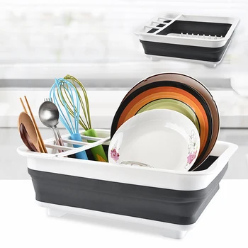 Kitchen Collapsible Dish Drainer Drying Rack Folding Bowl Tableware Holder Kitchen Folding Drain Rack Telescopic Storage Sink
Kitchen Collapsible Dish Drainer Drying Rack Folding Bowl Tableware Holder Kitchen Folding Drain Rack Telescopic Storage Sink