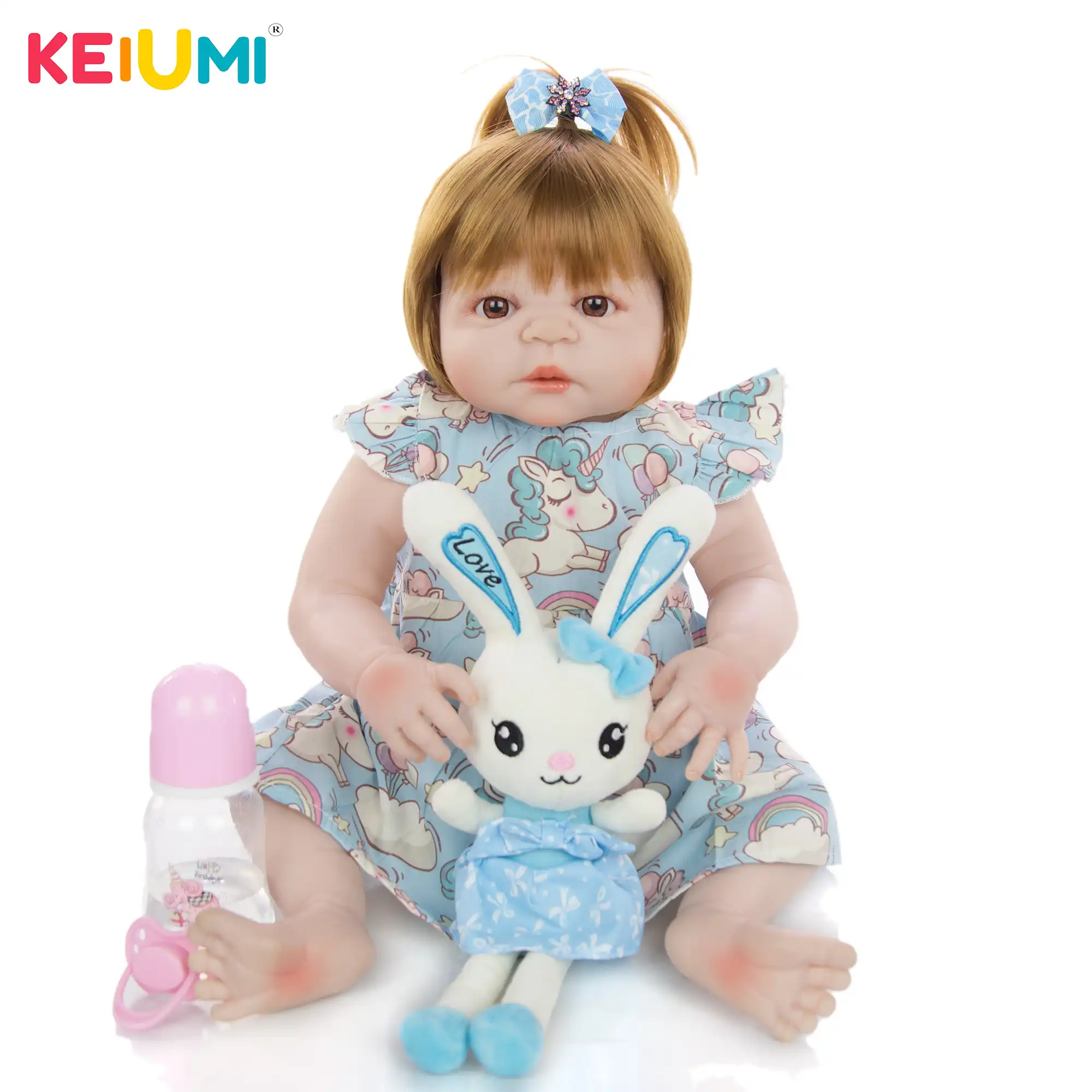 keiumi hotsale cute as princess 22 inch 55 cm baby reborn dolls