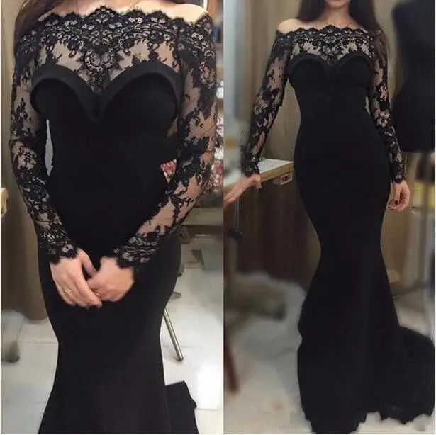 Gorgeous Evening Dress Gowns Long 2019 Vestido de Festa Women Party Gown Full Sleeves Mermaid Boat Neck Pleated Robe De Soiree 
Gorgeous Evening Dress Gowns Long 2019 Vestido de Festa Women Party Gown Full Sleeves Mermaid Boat Neck Pleated Robe De Soiree