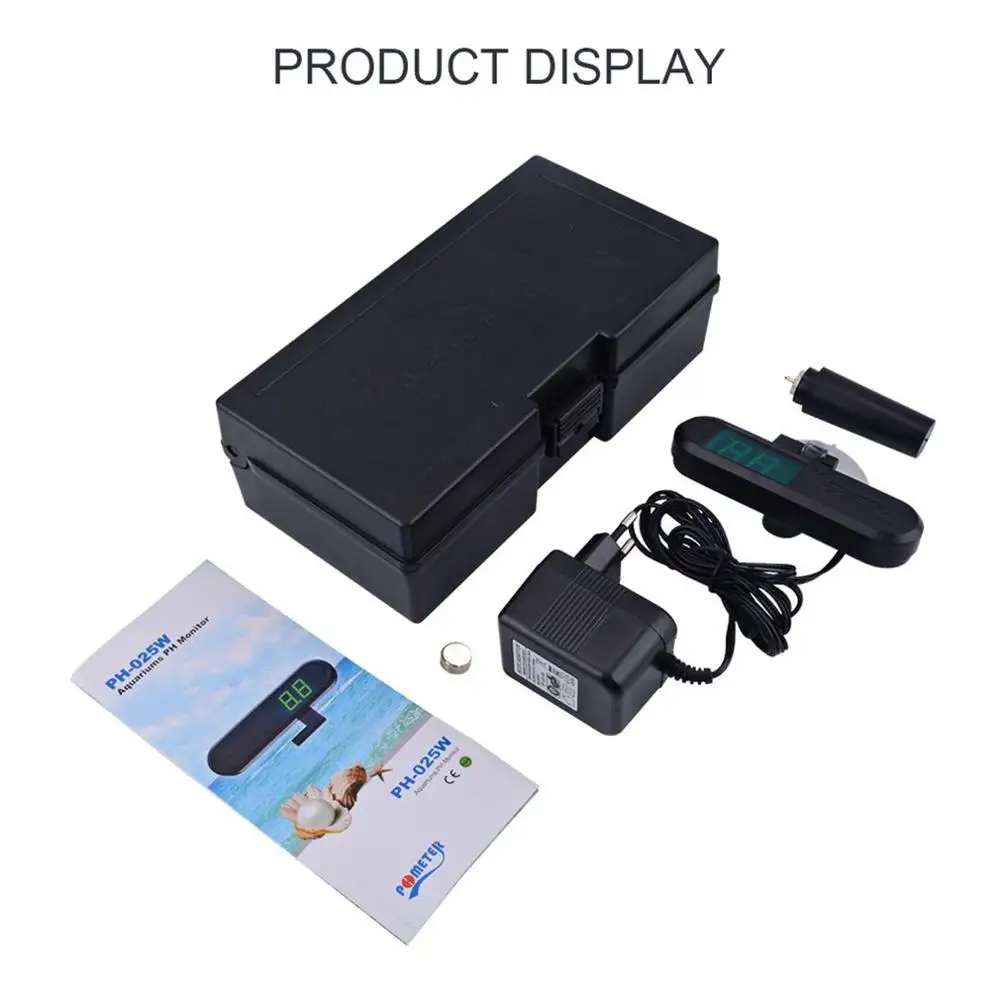 0.0-9.9 PH Tester Aquarium PH Detector PH Monitor with Suction Cup Digital PH Meter PH Detector Water Testing Tools
0.0-9.9 PH Tester Aquarium PH Detector PH Monitor with Suction Cup Digital PH Meter PH Detector Water Testing Tools