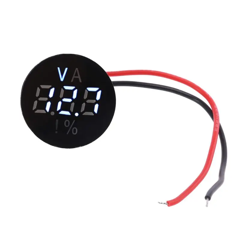 Digital Voltage Indicator 2 Wires 12V 48V 120V Battery Tester Lithium Lead-acid MOLC
Digital Voltage Indicator 2 Wires 12V 48V 120V Battery Tester Lithium Lead-acid MOLC