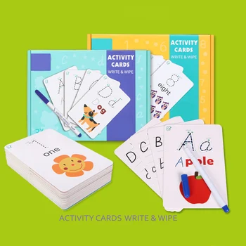 Kids Erasable Practice Handwritten Cards Jigsaw Puzzle Match Pencil Set for Exercise Book Children Educational Toys
Kids Erasable Practice Handwritten Cards Jigsaw Puzzle Match Pencil Set for Exercise Book Children Educational Toys