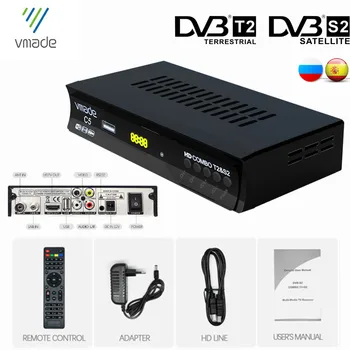 DVB T2 DVB-S2 2 in 1 Combo H.264 MPEG-2/4 HD 1080P Digital Terrestrial Satellite TV Receiver Support Youtube Cccam AC3 Dolby
DVB T2 DVB-S2 2 in 1 Combo H.264 MPEG-2/4 HD 1080P Digital Terrestrial Satellite TV Receiver Support Youtube Cccam AC3 Dolby