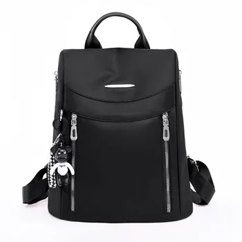 Casual Back Zipper Open Waterproof Backpack Women Fashion Oxford Cloth High Quality Shoulder Bag Solid Color Blue Daypack Female 
Casual Back Zipper Open Waterproof Backpack Women Fashion Oxford Cloth High Quality Shoulder Bag Solid Color Blue Daypack Female