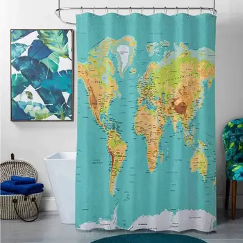 Shower Curtains Mildew Resistant Washable Map,World Map with Graphic Dots Pixelated Seem Spotted Continents Design Simple
Shower Curtains Mildew Resistant Washable Map,World Map with Graphic Dots Pixelated Seem Spotted Continents Design Simple