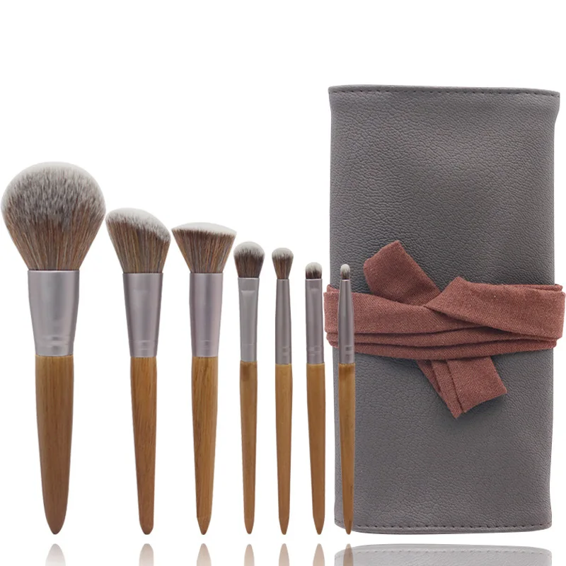 Makeup Brush Wood Color 7 PCs Makeup Brush Set Set Makeup Brush Bag Beauty Tools Eye Shadow Brush Highlight Brush
Makeup Brush Wood Color 7 PCs Makeup Brush Set Set Makeup Brush Bag Beauty Tools Eye Shadow Brush Highlight Brush