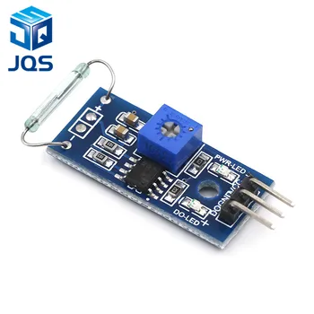 Dry reed pipe sensor module magnetron module dry reed switch magnetic control switch for Arduino
Dry reed pipe sensor module magnetron module dry reed switch magnetic control switch for Arduino