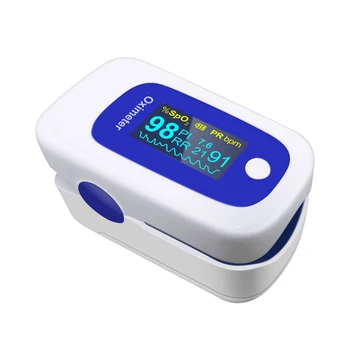 Blue OLED Fingertip Pulse Oximeter with Audio Alarm & Pulse Sound - SPO2 PR PI Respiration Rate Monitor
Blue OLED Fingertip Pulse Oximeter with Audio Alarm & Pulse Sound - SPO2 PR PI Respiration Rate Monitor