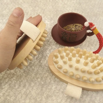 Hand-Held Wooden Body Brush Massager Cellulite Reduction Relieve Tense Muscles 50JF
Hand-Held Wooden Body Brush Massager Cellulite Reduction Relieve Tense Muscles 50JF