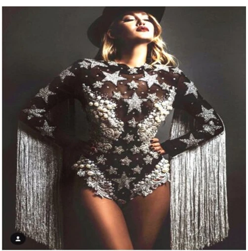 Сексуальный комбинезон для сценического танца, дропшиппинг, жемчужные черные звездочные дбоди, Женская Одежда для танцев и вечеринок, танцевальная одежда
Сексуальный комбинезон для сценического танца, дропшиппинг, жемчужные черные звездочные дбоди, Женская Одежда для танцев и вечеринок, танцевальная одежда