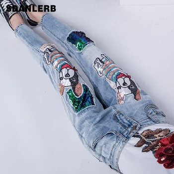 Light Blue Jeans for Women Summer Autumn Women's New Loose Cartoon Jeans Broad Legs Pants Girls Ladies Jeans Vaqueros De Mujer
Light Blue Jeans for Women Summer Autumn Women's New Loose Cartoon Jeans Broad Legs Pants Girls Ladies Jeans Vaqueros De Mujer