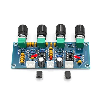 Digital Amplifier Board NE5532 Tone board Preamp Pre-amp With Treble Bass Volume Adjustment Pre-amplifier Tone Controller
Digital Amplifier Board NE5532 Tone board Preamp Pre-amp With Treble Bass Volume Adjustment Pre-amplifier Tone Controller