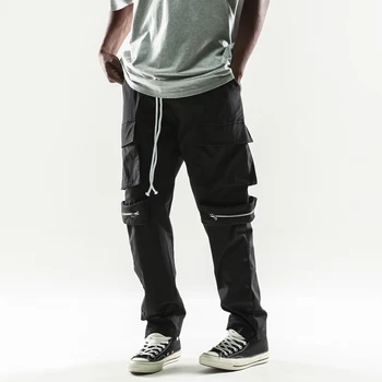 VFIVEUNFOUR Solid Twill Side Zipper Pockets Cargo Pants High Street Loose Straight Men Trousers Hip Hop Cotton Men Pants
VFIVEUNFOUR Solid Twill Side Zipper Pockets Cargo Pants High Street Loose Straight Men Trousers Hip Hop Cotton Men Pants