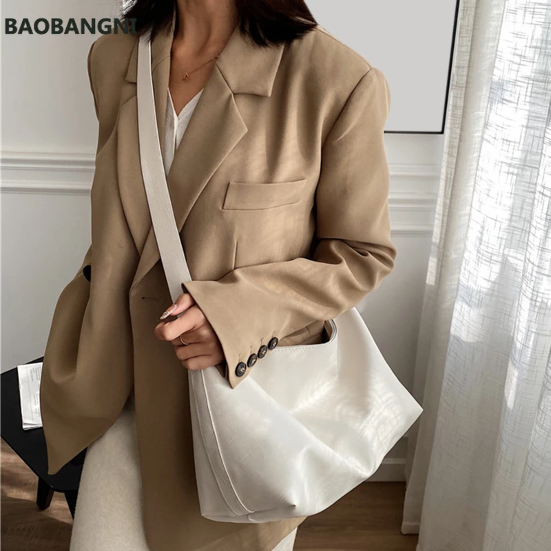 Fashion PU Leather Shoulder Bag For Ladies Casual Solid Large Capacity Bucket Bags Women Simple Messenger Bags
Fashion PU Leather Shoulder Bag For Ladies Casual Solid Large Capacity Bucket Bags Women Simple Messenger Bags
