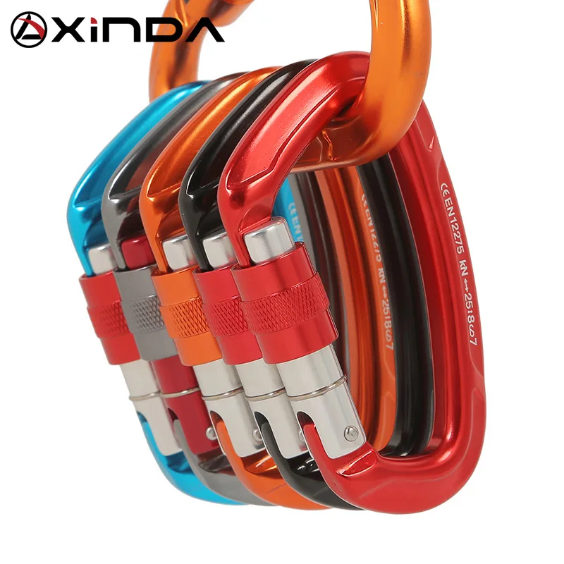 Профессиональный карабин для скалолазания XINDA, 2-40 шт., 25KN замок, D-образная Защитная пряжка, наружная защита, оборудование для карабина
Профессиональный карабин для скалолазания XINDA, 2-40 шт., 25KN замок, D-образная Защитная пряжка, наружная защита, оборудование для карабина