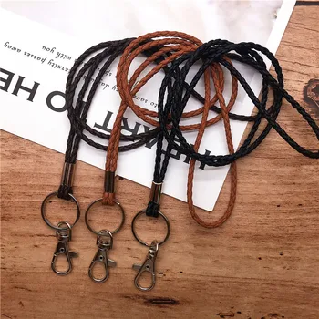 10pcs/lot Necklace Lanyard with Strong Clip and Keychain for Keys for ID Badge Holder USB or Cell Phone Black Office Supplies
10pcs/lot Necklace Lanyard with Strong Clip and Keychain for Keys for ID Badge Holder USB or Cell Phone Black Office Supplies