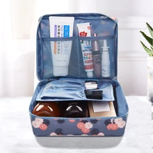 Saco de mão de maquiagem de maquiagem de marca de cosméticos de cosméticos de viagem bolsa de esteticista(China)