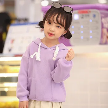 Children Increase Velvet Pullover 2019 Girl Lace Rope Hooded Solid Color Casual Sweatshirt
Children Increase Velvet Pullover 2019 Girl Lace Rope Hooded Solid Color Casual Sweatshirt
