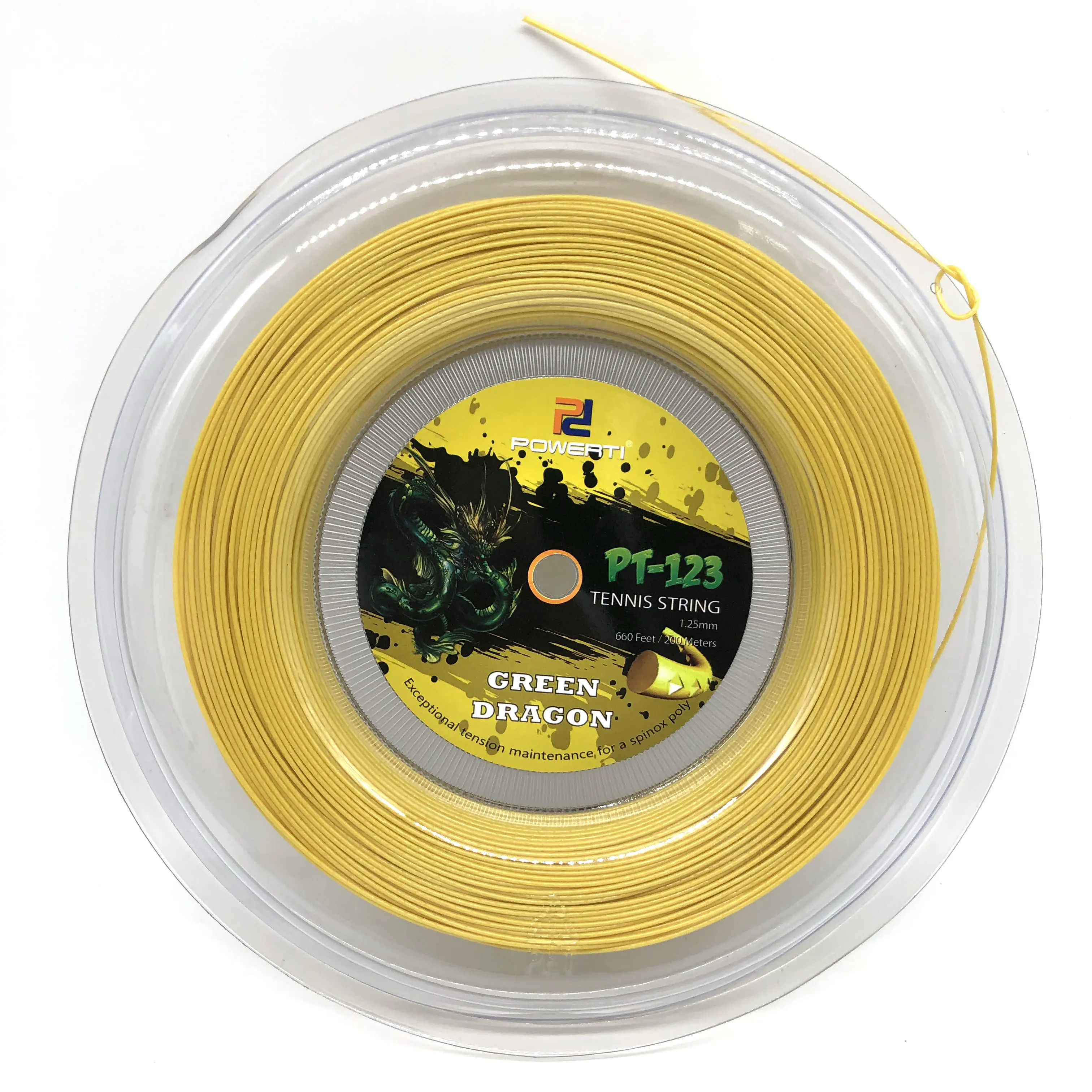 POWERTI alu Tennis String 1.25mm Gym Sport Training Embossed Tennis Racket String 200m reel Gym String PT-123
POWERTI alu Tennis String 1.25mm Gym Sport Training Embossed Tennis Racket String 200m reel Gym String PT-123